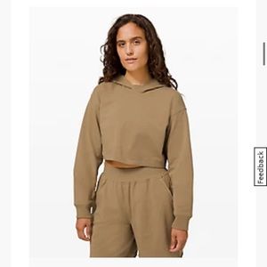 Lululemon LA all yours cropped hoodie